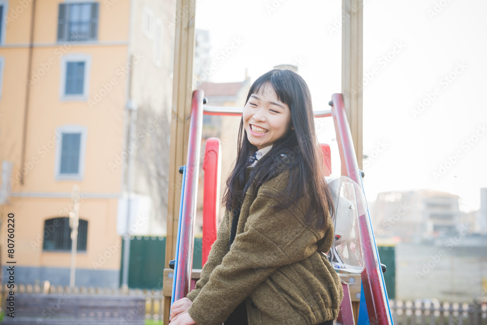 young beautiful asian hipster woman young beautiful asian hipster woman
