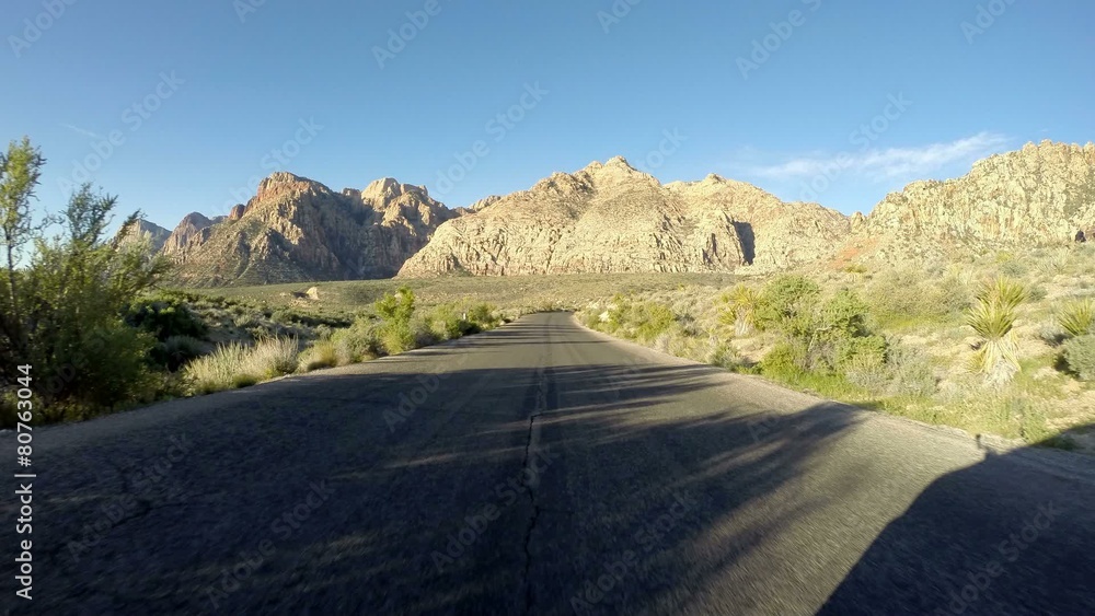 Red Rock Canyon Driving Time Lapse near Las Vegas Red Rock Canyon Driving Time Lapse near Las Vegas