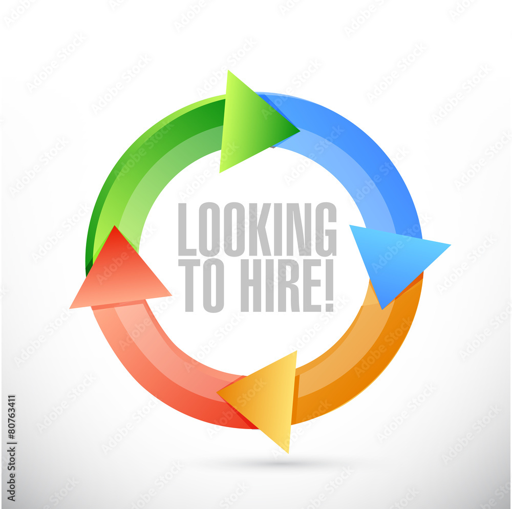 looking to hire cycle sign concept looking to hire cycle sign concept