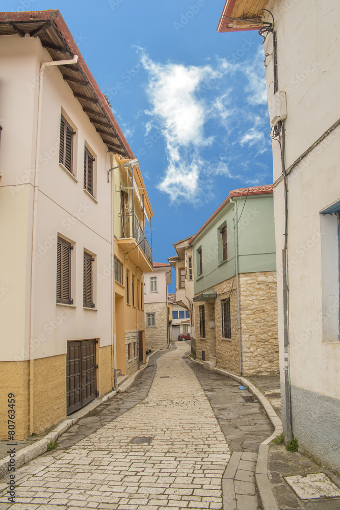 Ioannina pedestrian street in the castle