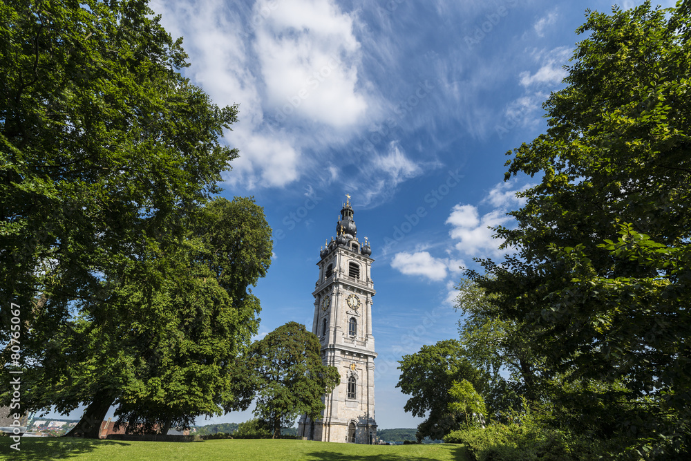 Fototapeta premium The Belfry of Mons, Belgium