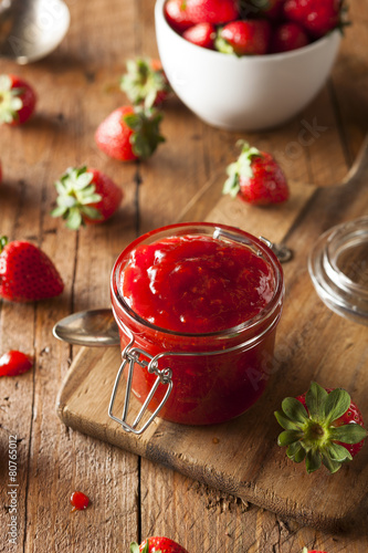 Homemade Organic Strawberry Jelly