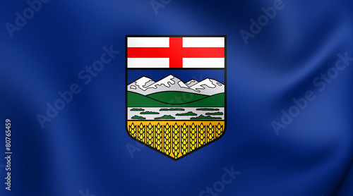 Flag of Alberta, Canada.