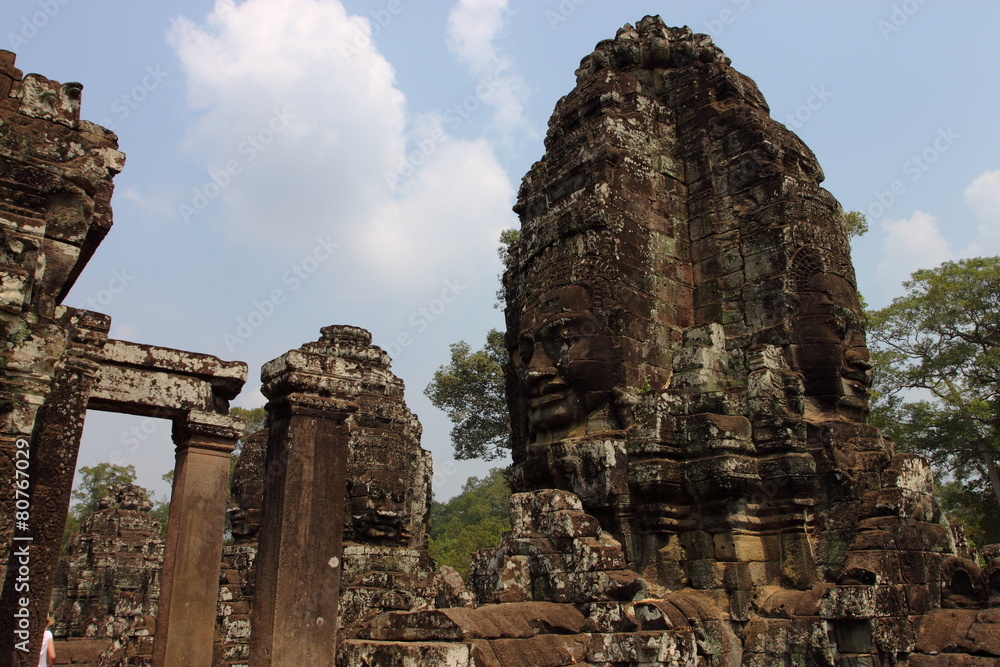 Bayon Temple in Angkor, Siem Reap, Cambodia