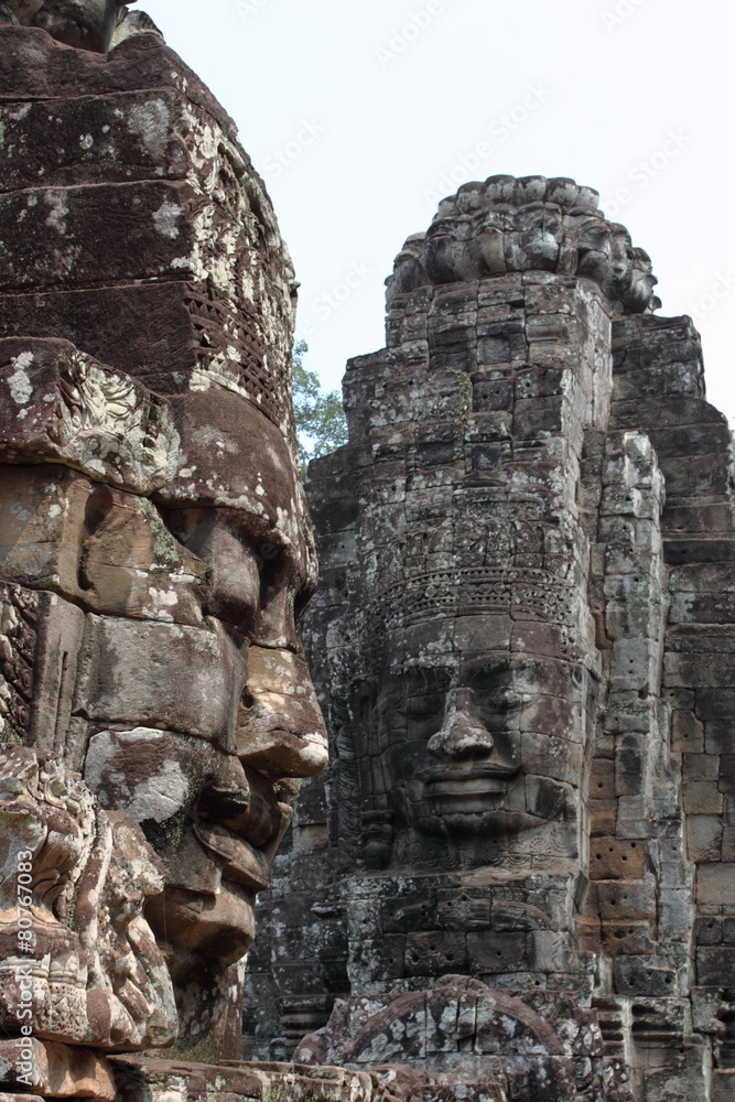 Bayon Temple in Angkor, Siem Reap, Cambodia