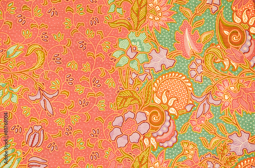Obraz na płótnie Pattern for traditional clothes include batik