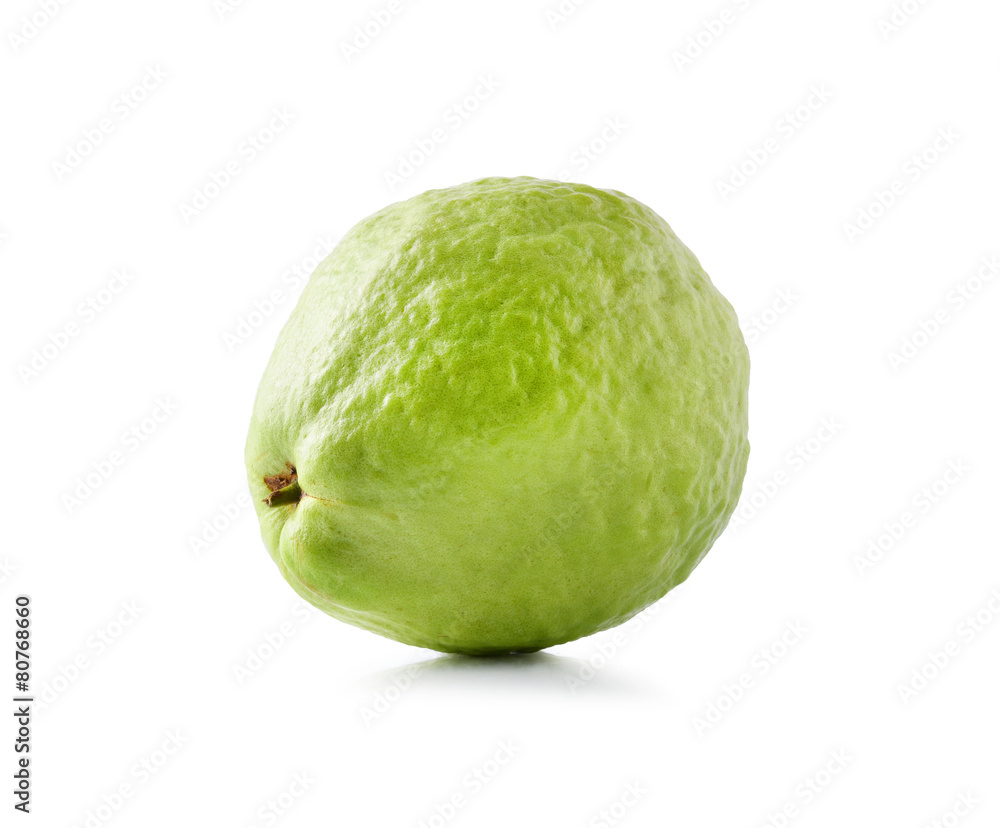 Guavas isolated on white background Guavas isolated on white background