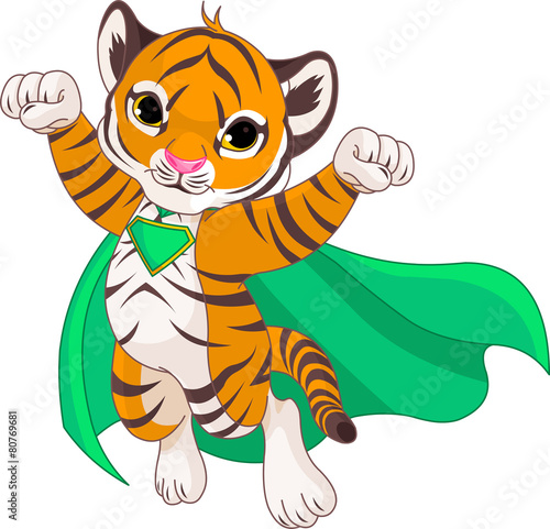 Fototapeta Naklejka Na Ścianę i Meble -  Super Tiger