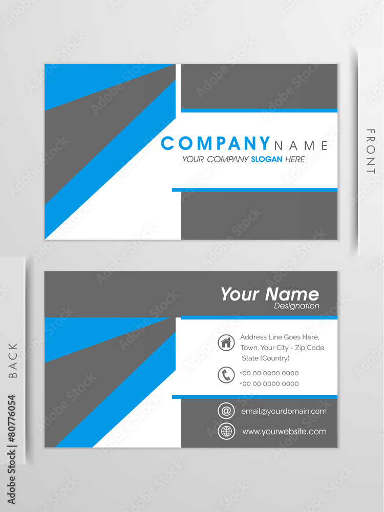 Creative visiting card or business card design. Creative visiting card or business card design.