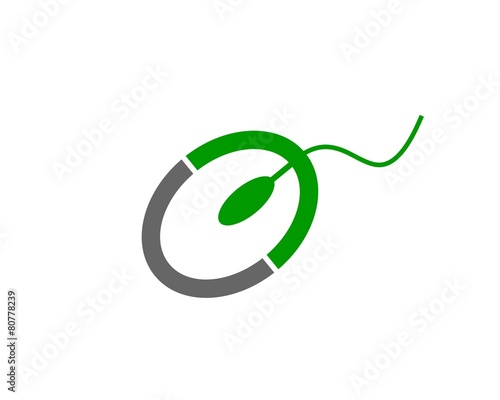click mouse logo icon template