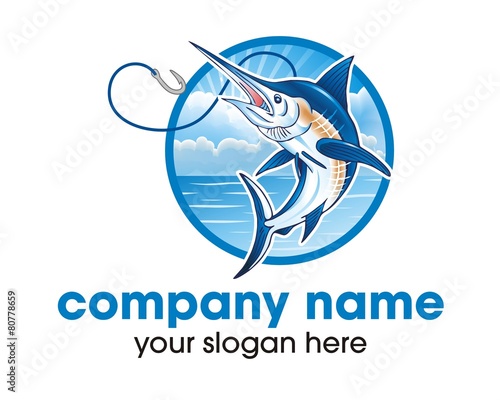 blue fish logo