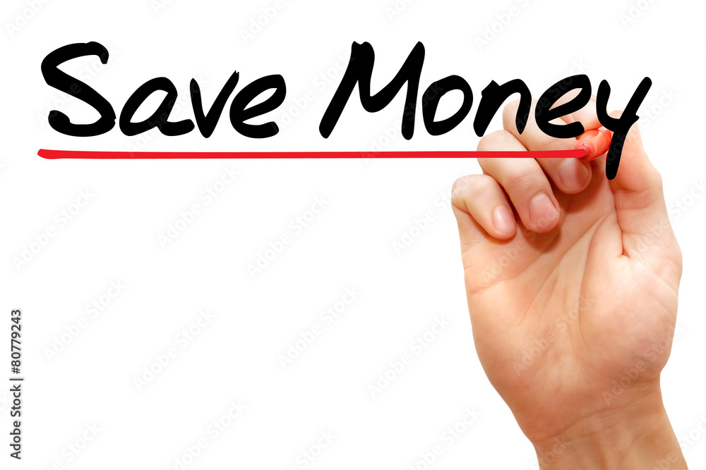 Hand writing Save Money with marker, business concept Hand writing Save Money with marker, business concept