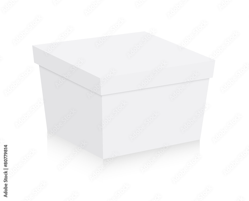 White Gift Box Vector White Gift Box Vector