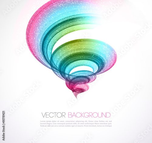 Abstract twist line  background. Template brochure design