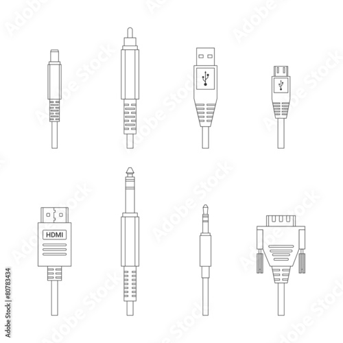 Contour vector various audio connectors and inputs