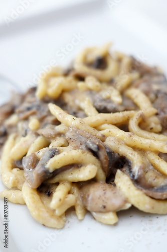 Spatzle con i funghi