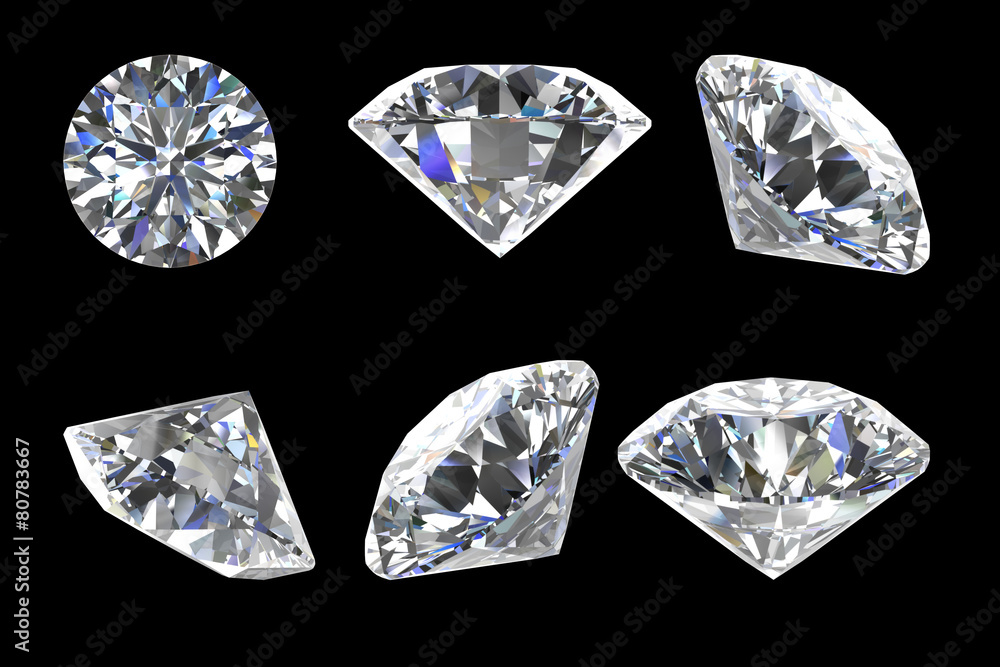 Diamonds set round shape Diamonds set round shape