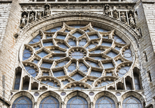 rose window of Chartres cathedral, France