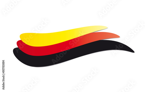 Länderkennung von Deutschland, Flagge, Fahne, Banner