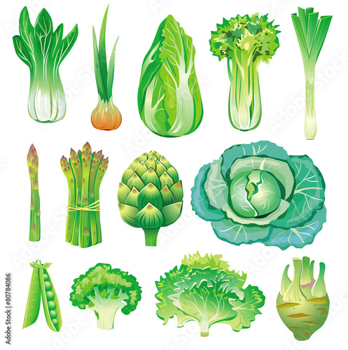 green vegetables