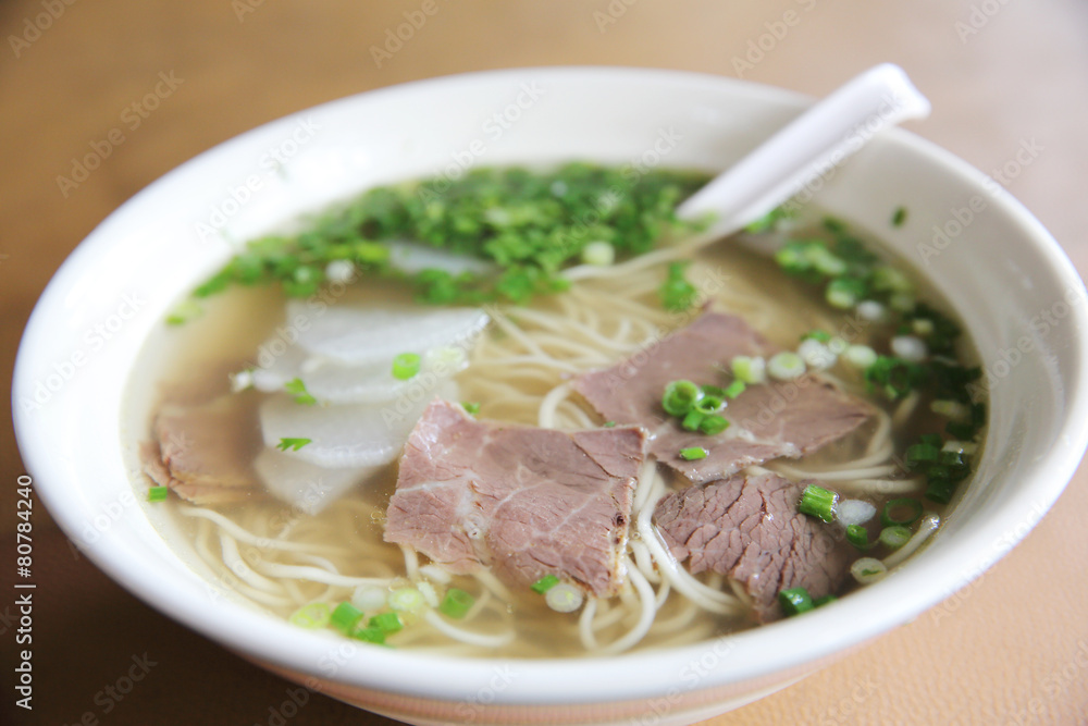 Chinese noodle soup Chinese noodle soup