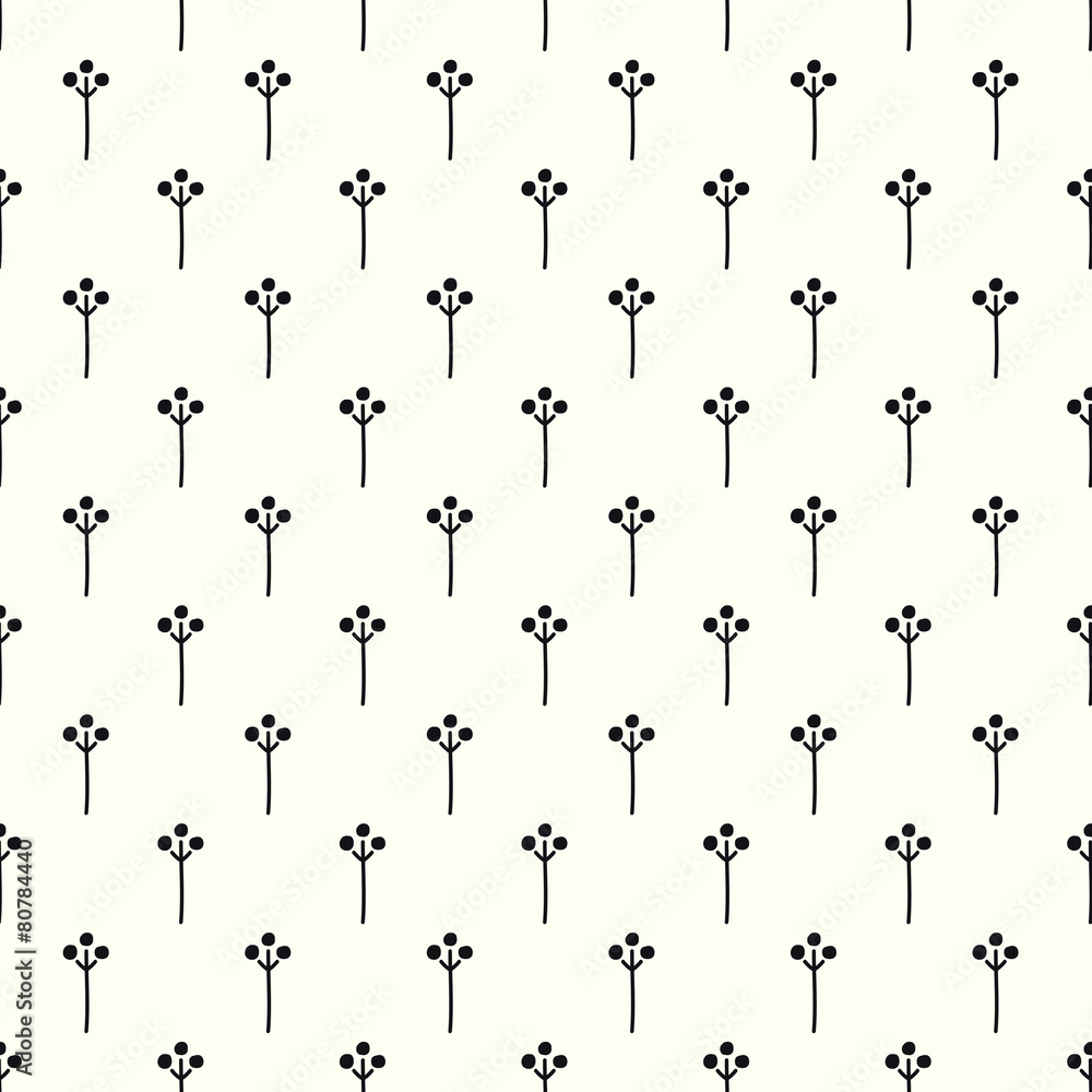 Obraz premium seamless flower pattern