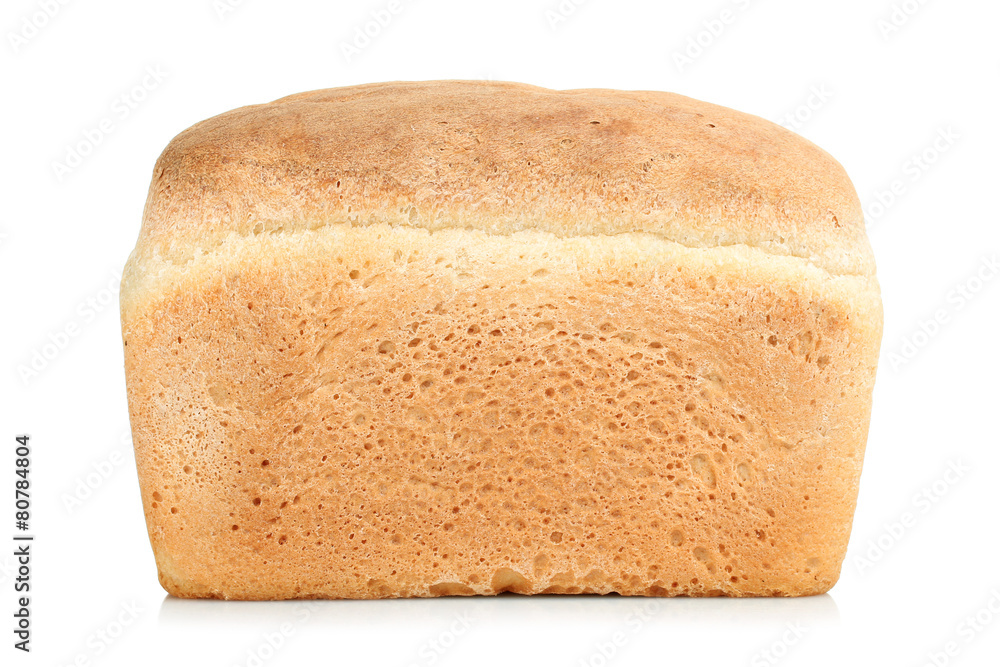 bread brick isolated