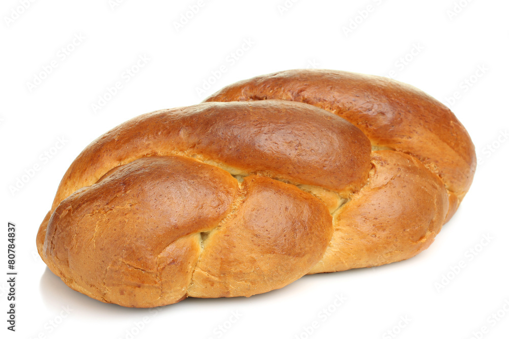 bread pigtail isolated