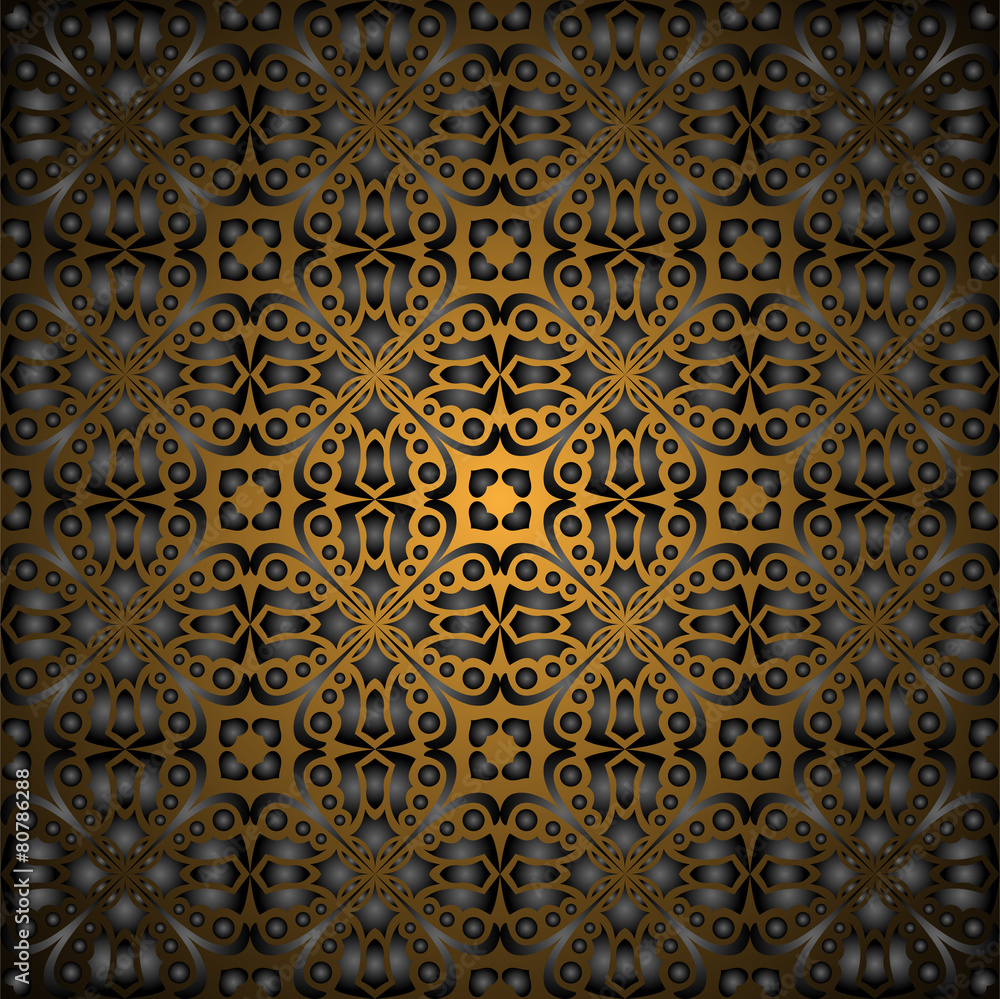 Gorgeous black gold seamless pattern Gorgeous black gold seamless pattern