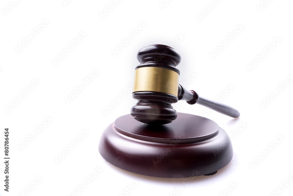 judge hammer on isolated background judge hammer on isolated background