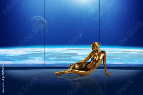 Fotografie Gold lady