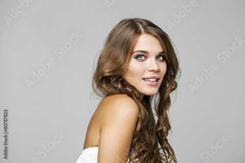 Beauty portrait of young attractive woman