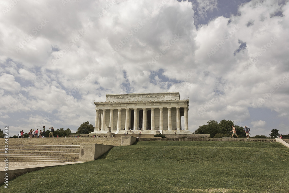 View of the Lincoln Memorial, National Mall, Washington DC