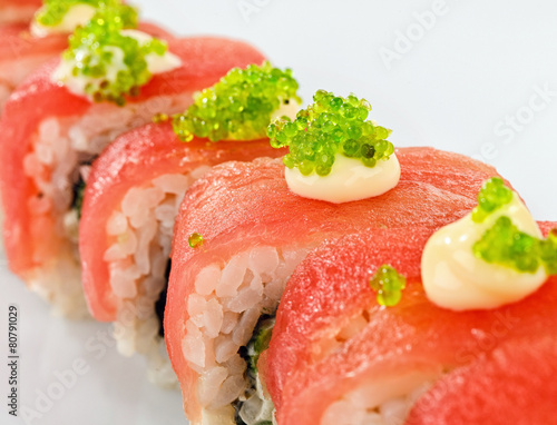 Sushi roll isolated