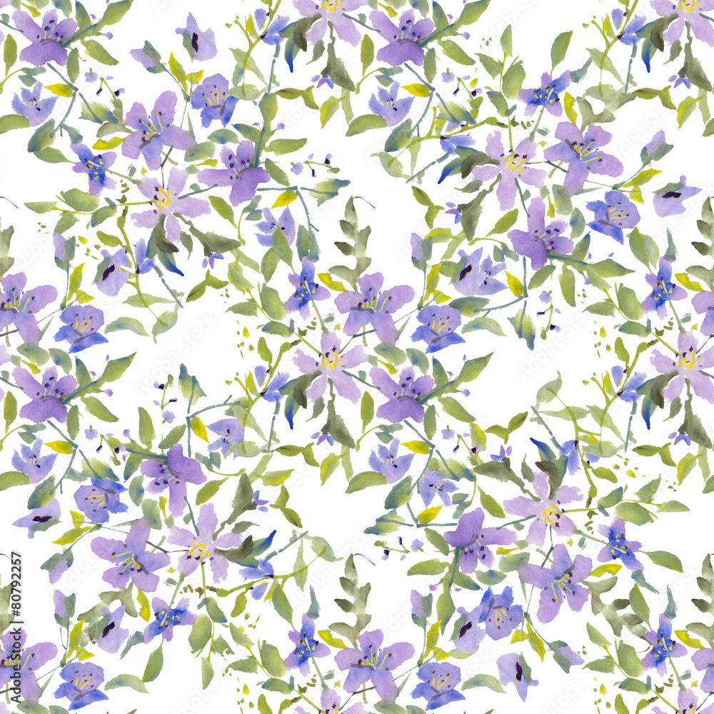 Fototapeta premium Watercolor flowers