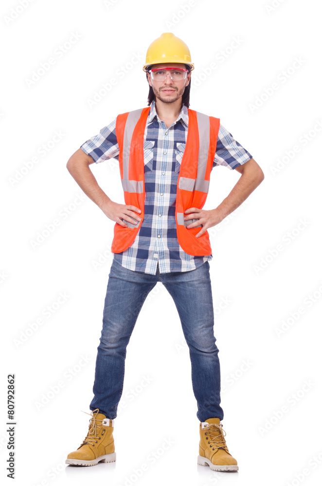 Foreman isolated on white Foreman isolated on white