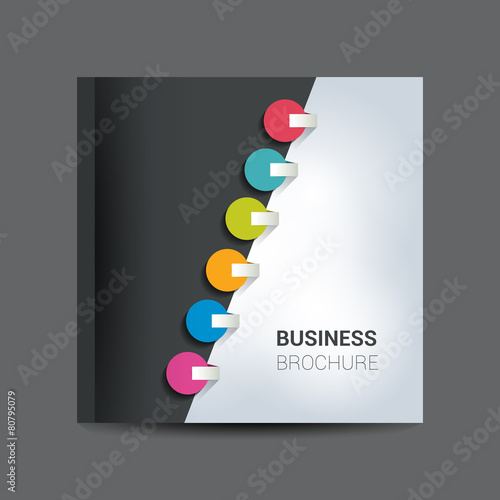 Brochure, report layout cover template. Info graphic.