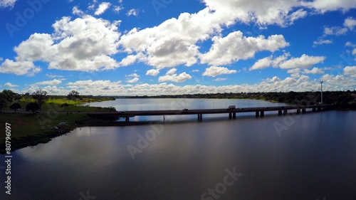Wallpaper Mural Aerial View from the Bridge of the Lago Paranoa in Brasilia Torontodigital.ca