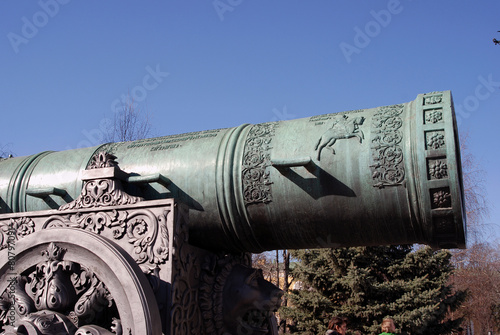 Tsar Cannon (King Cannon) in Moscow Kremlin