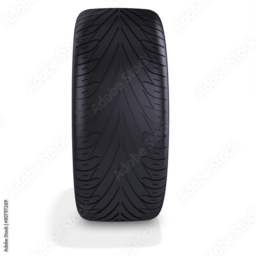 3d car tire, wheel