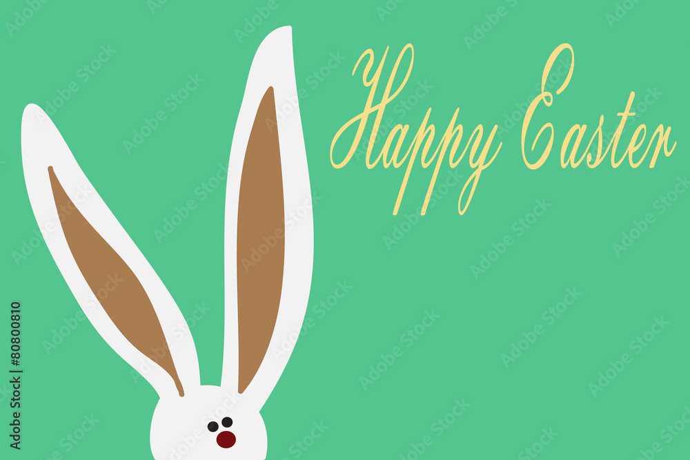 Easter Bunny Ears. Funny bunny. Easter Bunny Ears. Funny bunny.