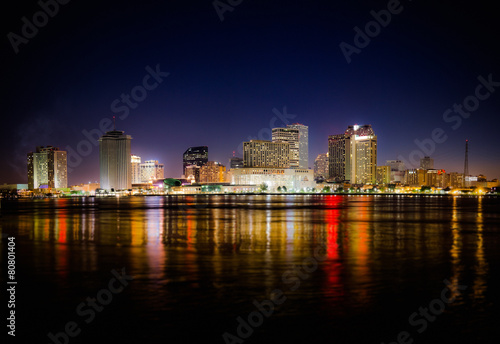 New Orleans Skyline at Night