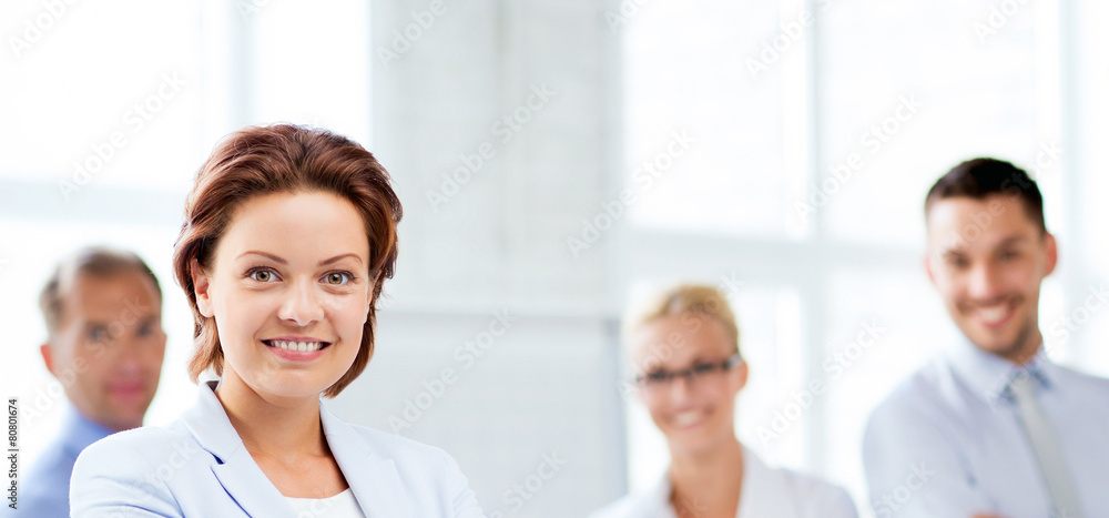 Fototapeta premium businesswoman in office