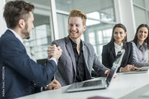 Wallpaper Mural Young people in the office Torontodigital.ca