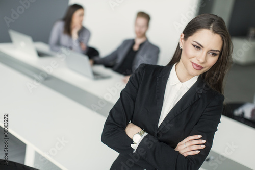 Young woman in the office