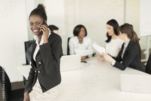 Young woman in the office