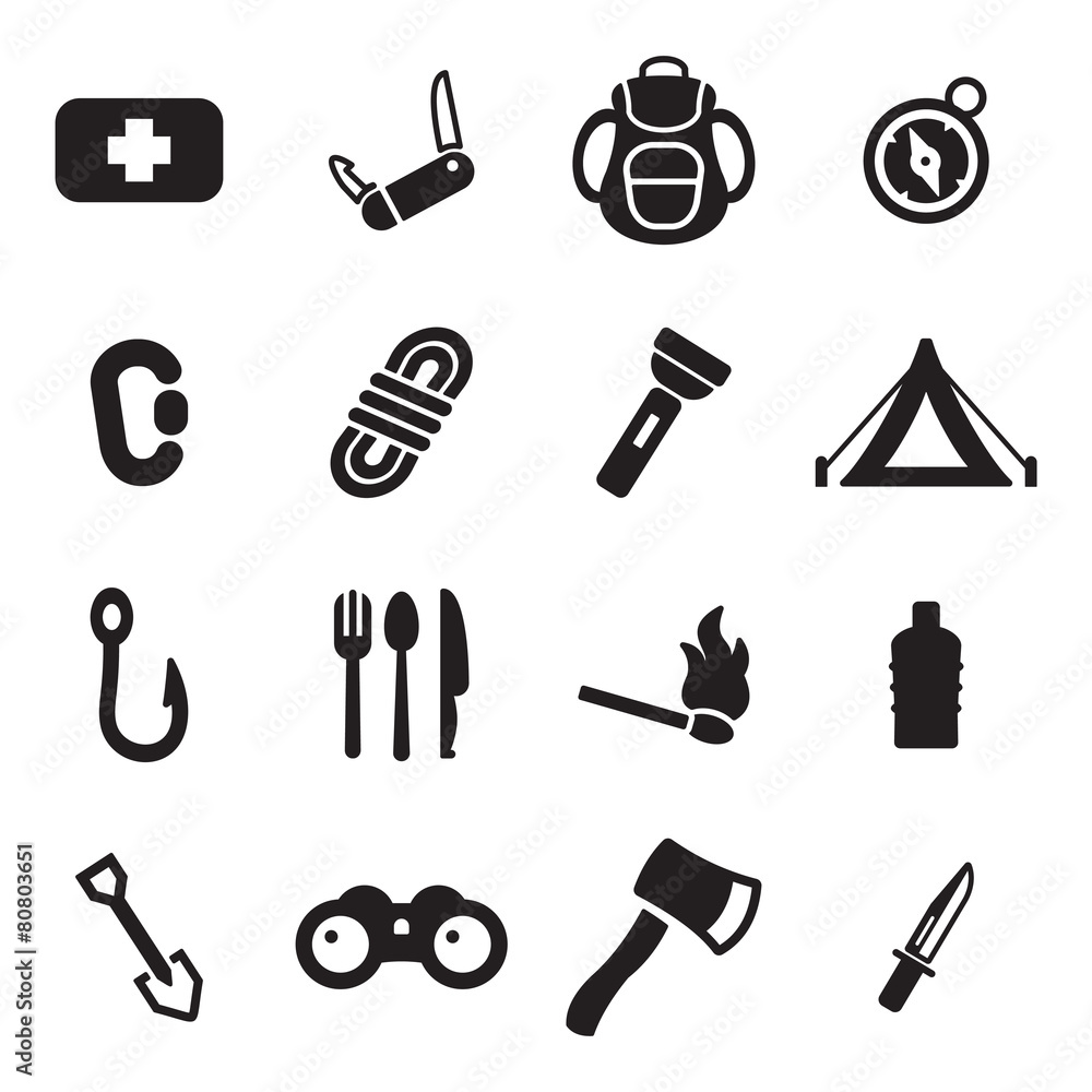 Survival Kit Icons