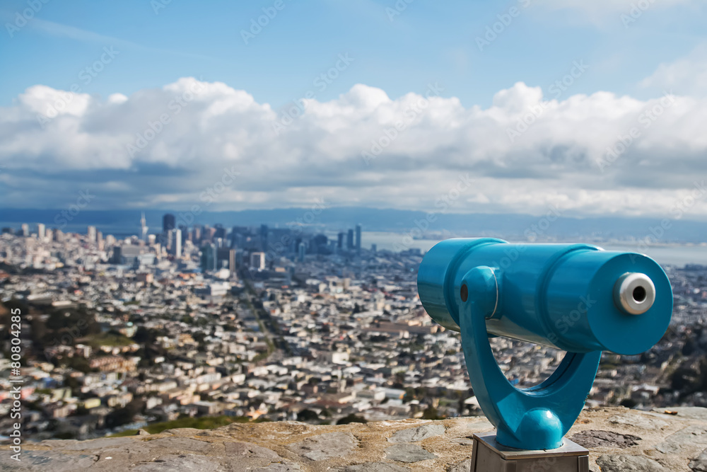 San Francisco telescope view