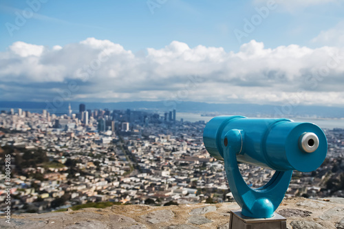 San Francisco telescope view
