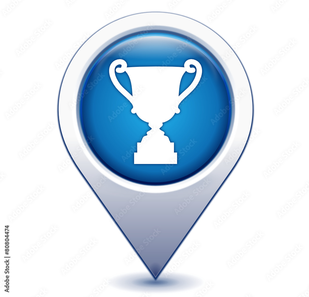 victoire palmarès sur marqueur géolocalisation bleu victoire palmarès sur marqueur géolocalisation bleu